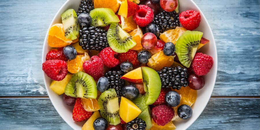 Quais frutas são ricas em proteínas?